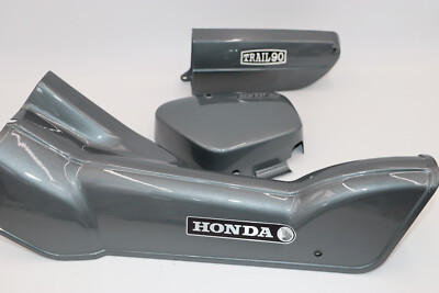 1969 Honda CT90 K1b Down Tube Cover, Air Box, & Batt. Cover Dark Gray Metallic