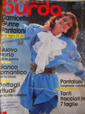 Burda Special n�4 1988 con cartamodelli - Difettato  [M7]