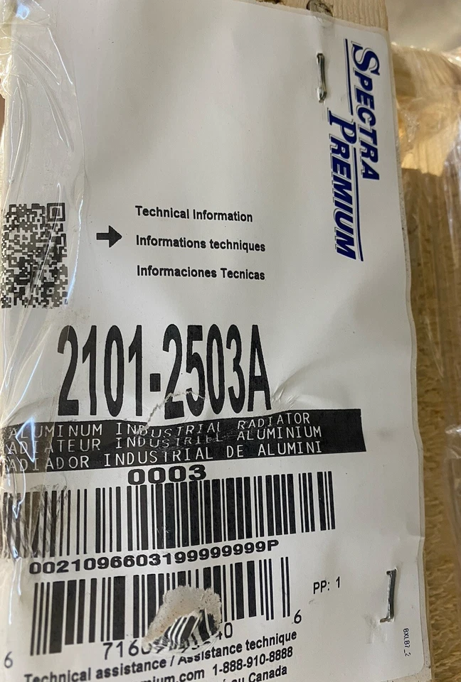 Radiador Spectra 2101-2503A para modelos Kenworth novo - Imagem 3 de 4