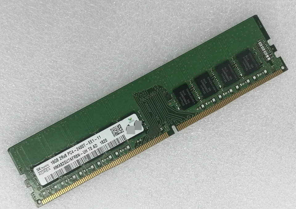 SK Hynix 16GB DDR4 2400 ECC UDIMM RAM 2Rx8 PC4-19200 for DELL HP Lenovo Acer - Image 2 of 4