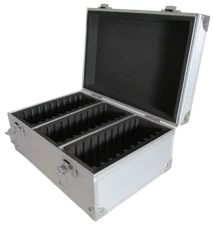Aluminum Storage & Display Box Case Holds 30 PCGS NGC ANACS Coin Holders Slabs