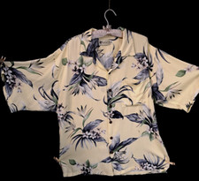Sandwich Isle Vintage Aloha Shirt Mens XL Hawaiian Floral Print Tropical