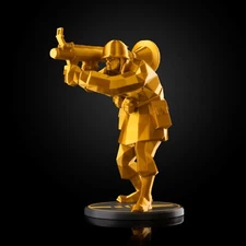 Team Fortress 2 Soldier Figurine | 3D Printed Low Poly TF2 Soldier Model