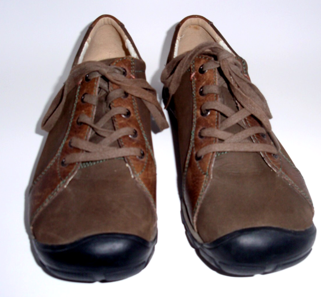 Keen Donna Tg 10 US Sisters Pizzo 1009316 Pelle Marrone Nabuk DA LEGGERE DESCRIZIONE