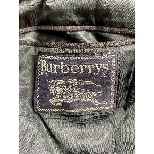 BURBERRY SAKS 5TH AVE Herringbone Pure Wool Sport Coat Two Button Gray Men's - Picture 15 of 17