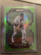2022 Panini Prizm #189- YULI GURRIEL Lime Green Prizm SP #'d/125. Tier II Derek