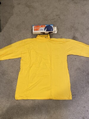 Camel Cigarette T Shirt Yellow Smooth Character Single Stitch Retro Smoke (XL)