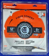 Crescent Apex Circular Saw Blade 12'' X 8 Tooth Fiber Cement