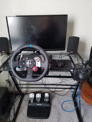 Logitech G29 Driving Force Racing Wheel - Black (941-000110) for sale  online