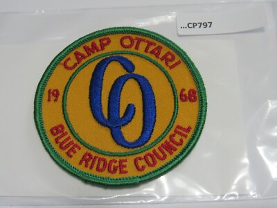 Ottari CAMP OTTARI 1968 BLUE RIDGE COUNCIL CP797 | eBay