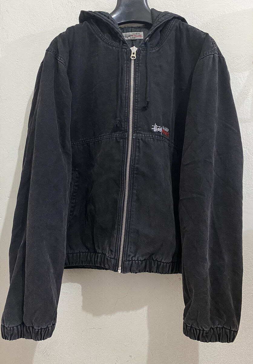 STÜSSY DOUBLE DYE WORK JACKET BLACK L YK | eBay STÜSSY DOUBLE DYE WORK JACKET BLACK L YK | eBay