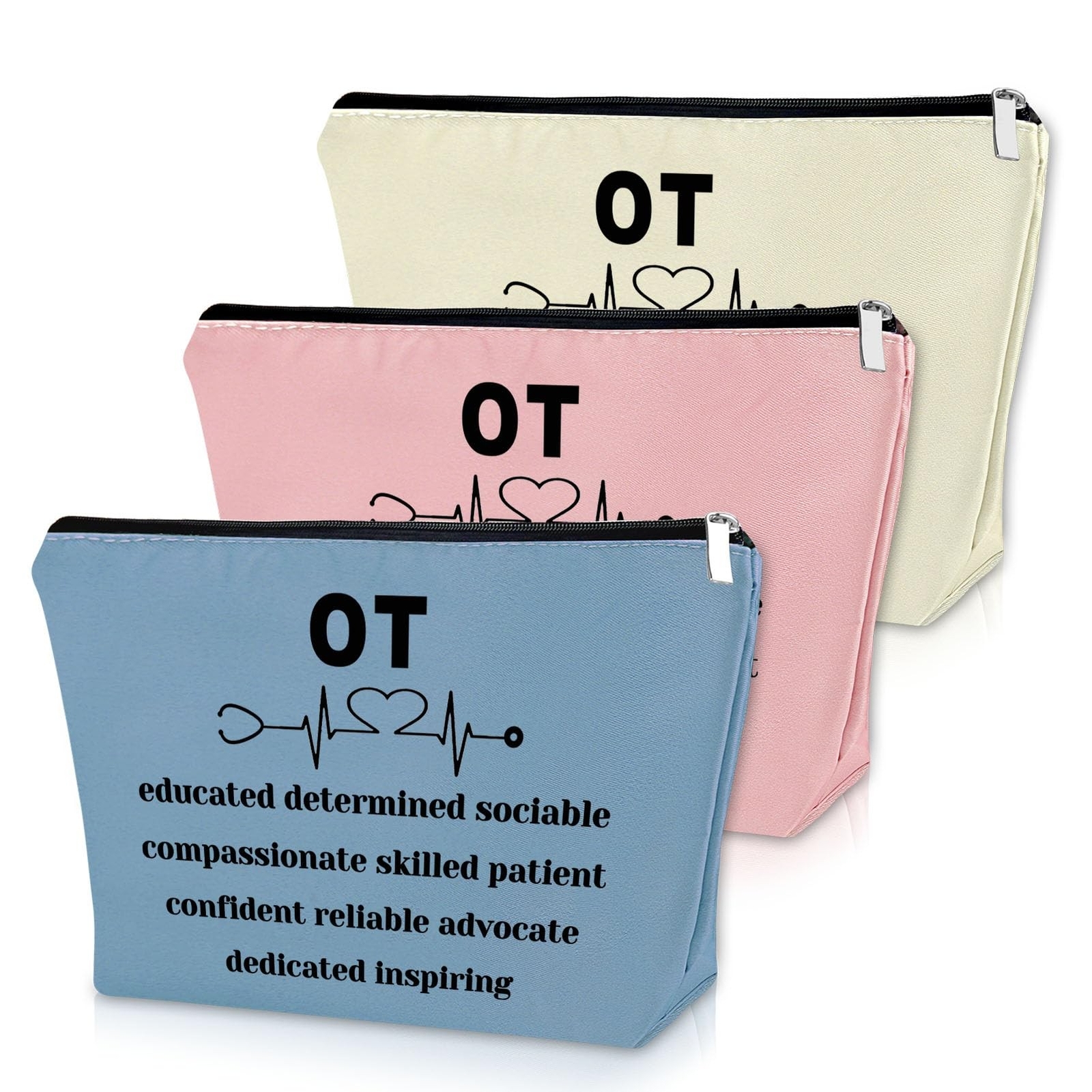 3PCS Occupational Therapist Gifts Makeup Bag Occupational Therapy Gifts for T...