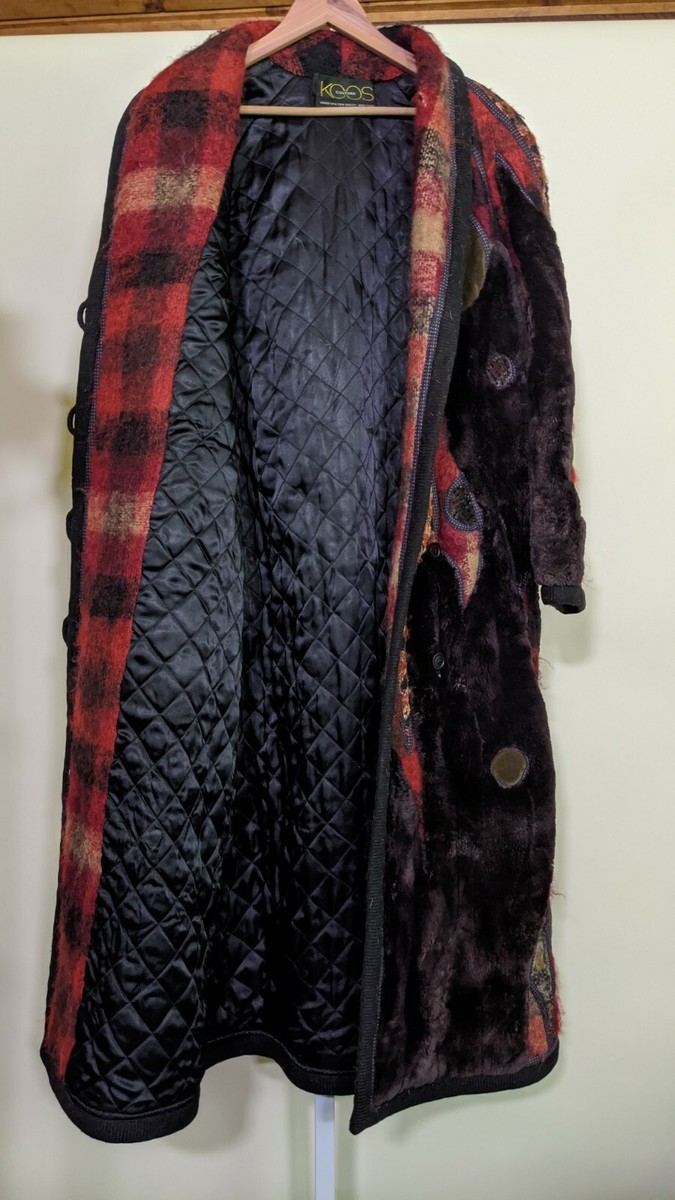 Koos Van Den Akker Couture Vintage Faux Fur Tapestry Patchwork