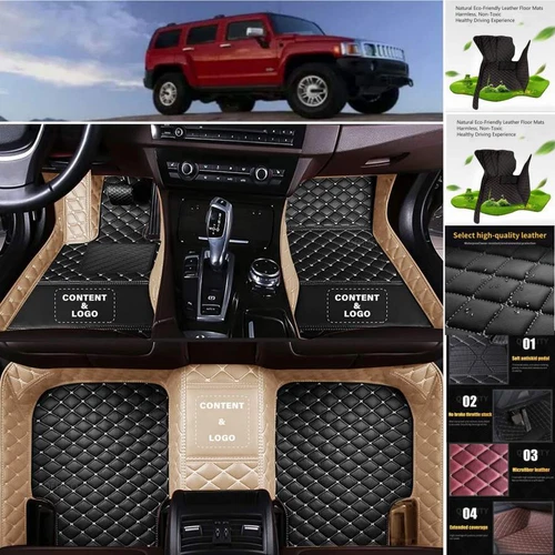 For Hummer H2 H3 Car Floor Mats Custom Waterproof Carpets Liners Pads Handmade - Imagen 14 de 35