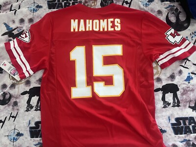 Kansas City Chiefs Patrick Mahomes #15 Football Jersey Men's M NWT