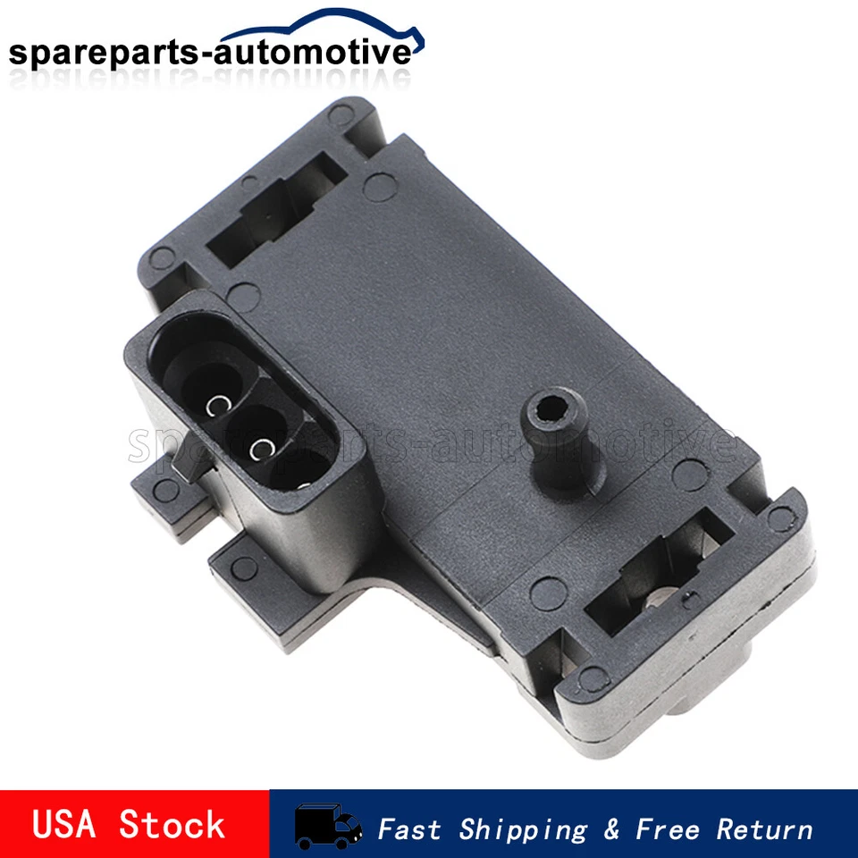 For Chevrolet Buick Cadillac GMC Saturn Manifold Pressure MAP Sensor 12569240 - Image 3 of 4