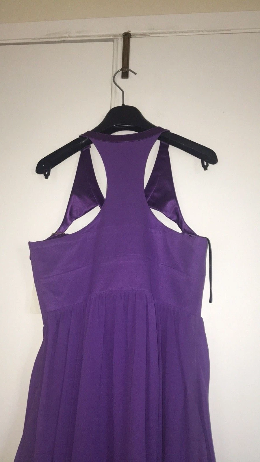 Abito viola Versace per H&M favoloso seta taglia 10