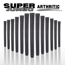 Majek Golf Grips Mens SUPER Jumbo XL Arthritic Black NO LOGO Tour 360 - 13 PACK