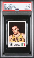 1974 Panini Sport Vedettes #44 DINO MENEGHIN PSA 6