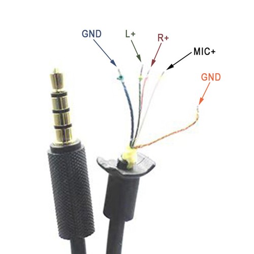 Headphone Audio Cable For Razer Kraken X Essential Headset Replacement - Afbeelding 4 van 7