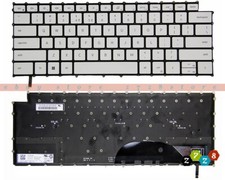 DELL XPS 15 9500 9510 9520 P91F 9700 9710 9720 9730 Keyboard US Backlit White