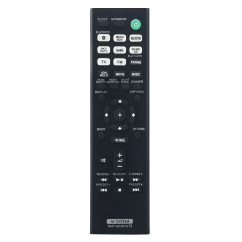 New RMT-AA401U For Sony AV Receiver Remote STRDH190 STR-DH590 STR-DH790 HTX9000F - Picture 2 of 5