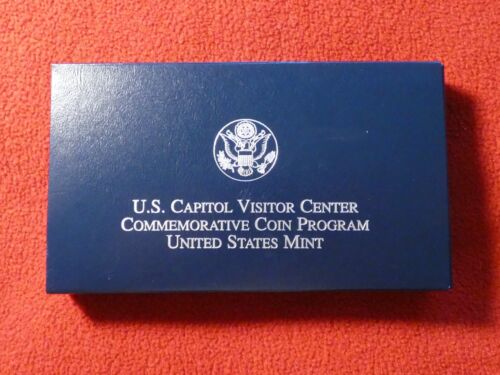 2001-P US Capitol Visitor Center Proof Silver Dollar $1 Coin COA and OGP #3267 - Picture 4 of 15