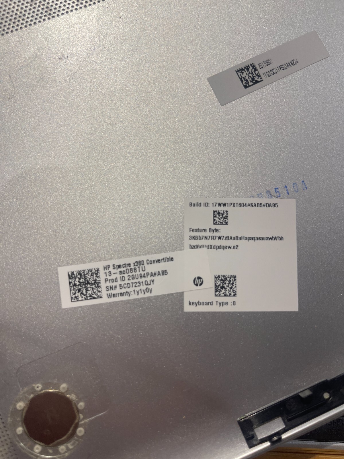 HP spectre x360 laptop 13 ca088TU laptop, battery dead, hardrive