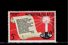 Norfolk Island Scott #115, Single 1967 Christmas FVF MNH