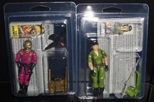 25x SMALL Protective Cases Clam Shell for 3 ¾ Figure and CUT File Cards