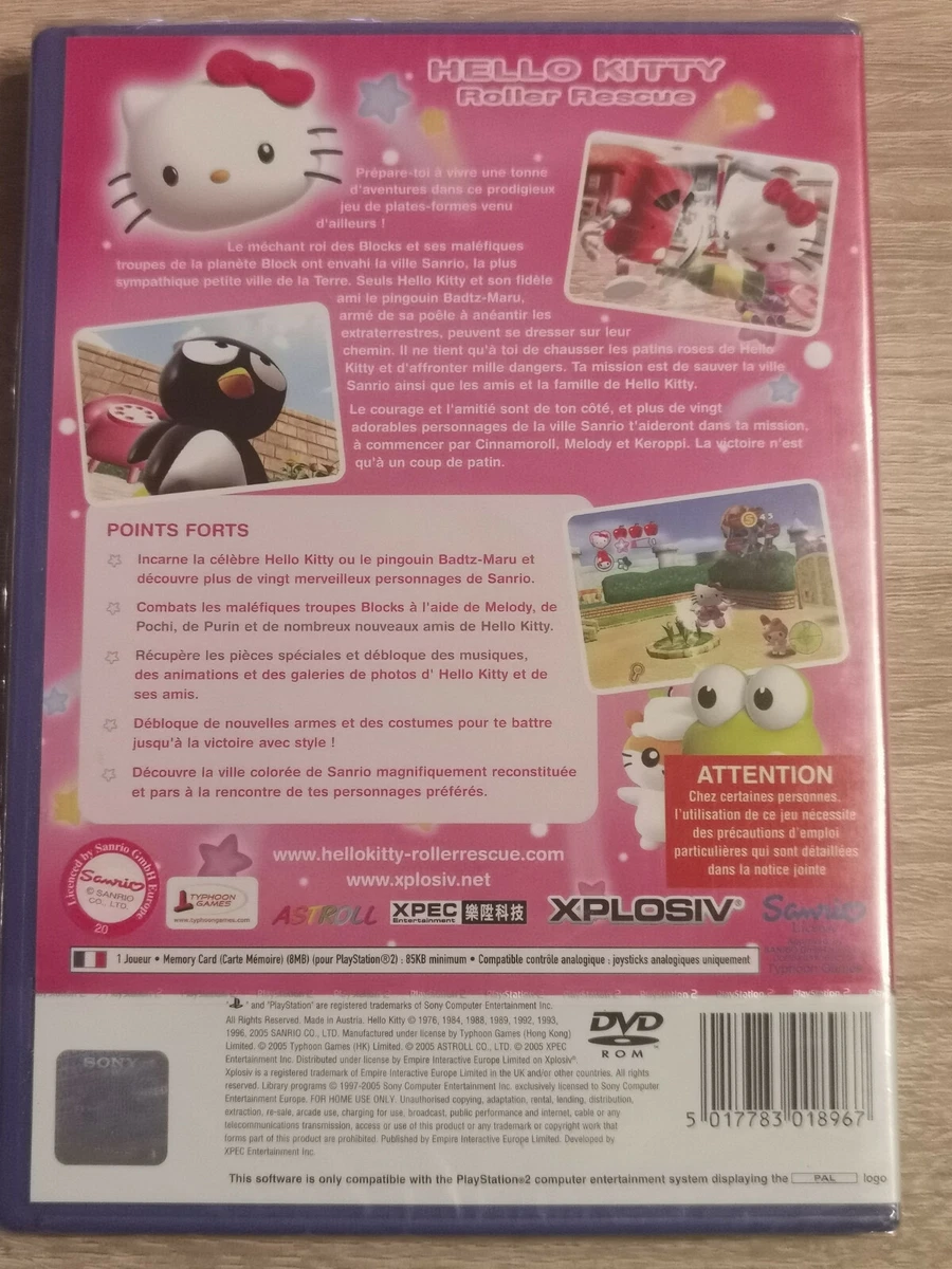 Hello Kitty Roller Rescue PLAYSTATION 2 PS2 New Blister