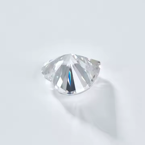 Diamante cultivado en laboratorio con forma de corazón de 5 quilates color D natural certificado claridad VVS1 - Imagen 5 de 9