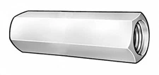 Coupling Nut, 10-32, Gr 2, PK10