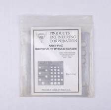 PEC Tools Metric Screw Checker Gage P/N 5116  8-14mm  NOS