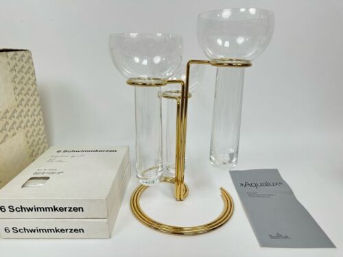 Rosenthal Aqualux Asymetrisch 3-Piece Candle Holder Designed By Johannes Dinnebi