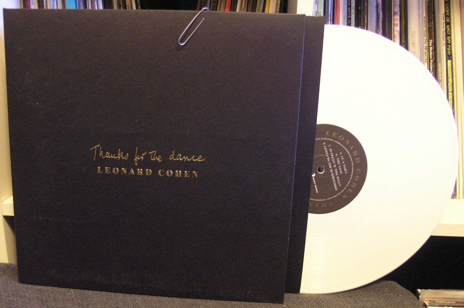 Leonard Cohen "Thanks For the Dance" LP NM John Cale Jeff Buckley