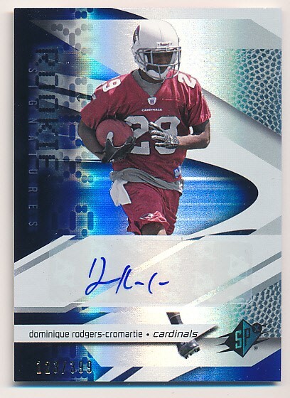 Dominique Rodgers-Cromartie Spx #203 Autograph
