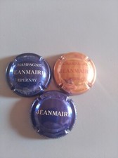 lot de 3 capsules de champagne jeanmaire 