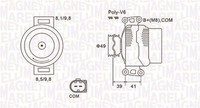 Magneti Marelli 063731953010 Lichtmaschine Generator FüR BMW