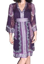 Inc International Concepts Purple Boho Dress 8