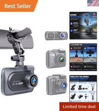 Compact Suction Cup Replacement Dash Cam Mount - 360 Adjustable Easy Install