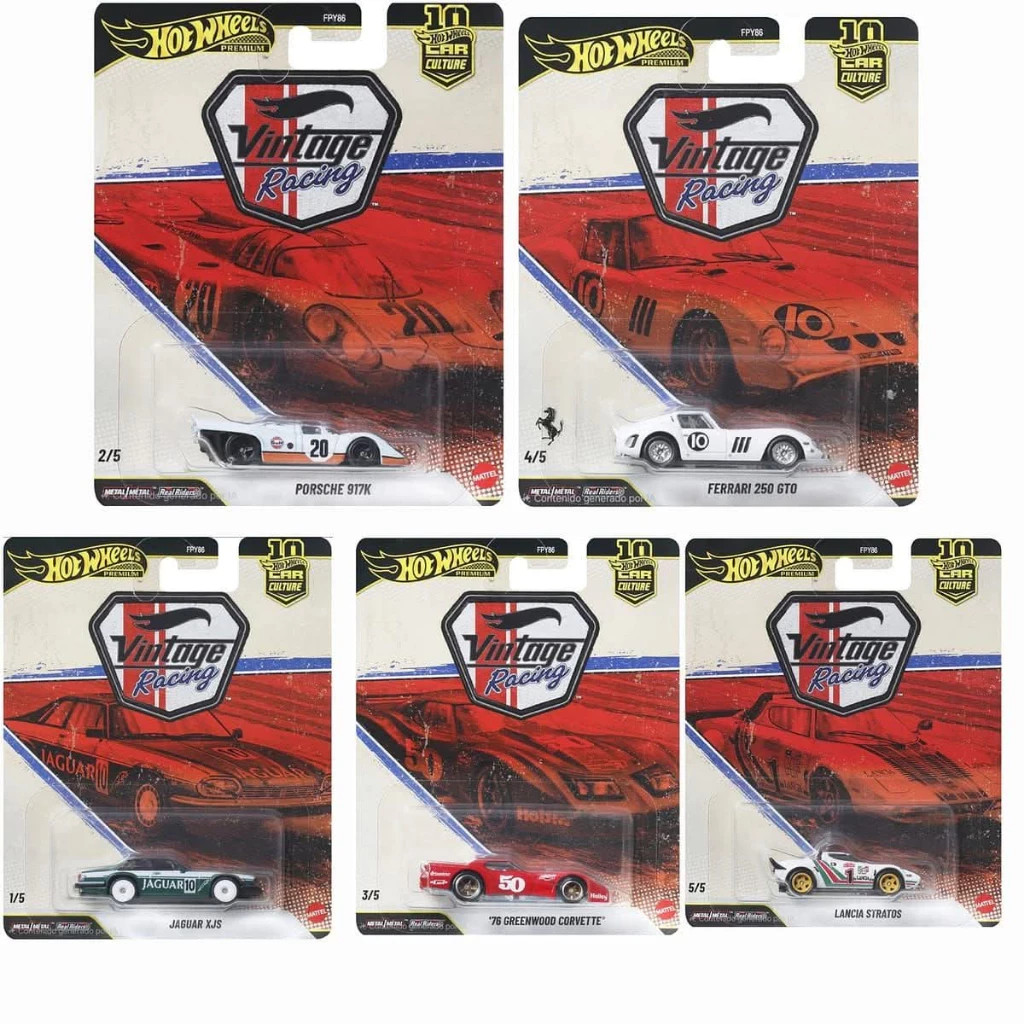 INHAND - Hot Wheels Premium Vintage Racing 2026 ' 1 SET 5 CARS | eBay
