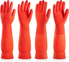 Guantes goma limpieza cocina reutilizables forro interno impermeables antidesliz