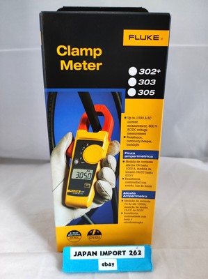 Handheld Fluke 302 + Digital Clamp Meter Tester AC / DC Volt Amp Multimeter