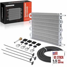 Transmission Oil Cooler, Universal Aluminium 8 Pass Tube and Fin, 8 Row Cooler