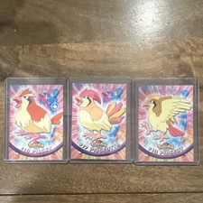 Topps Pokémon Pidgey, Pidgeotto, Pidgeot Trading Card Lot 1999 (3 Cards)