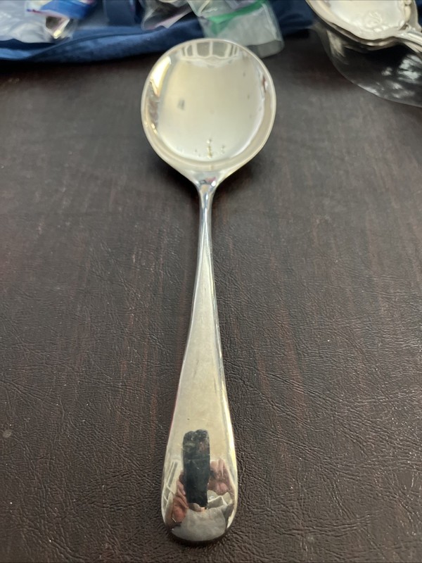 Dansk Serving Spoon, Silver plate, 11” Long