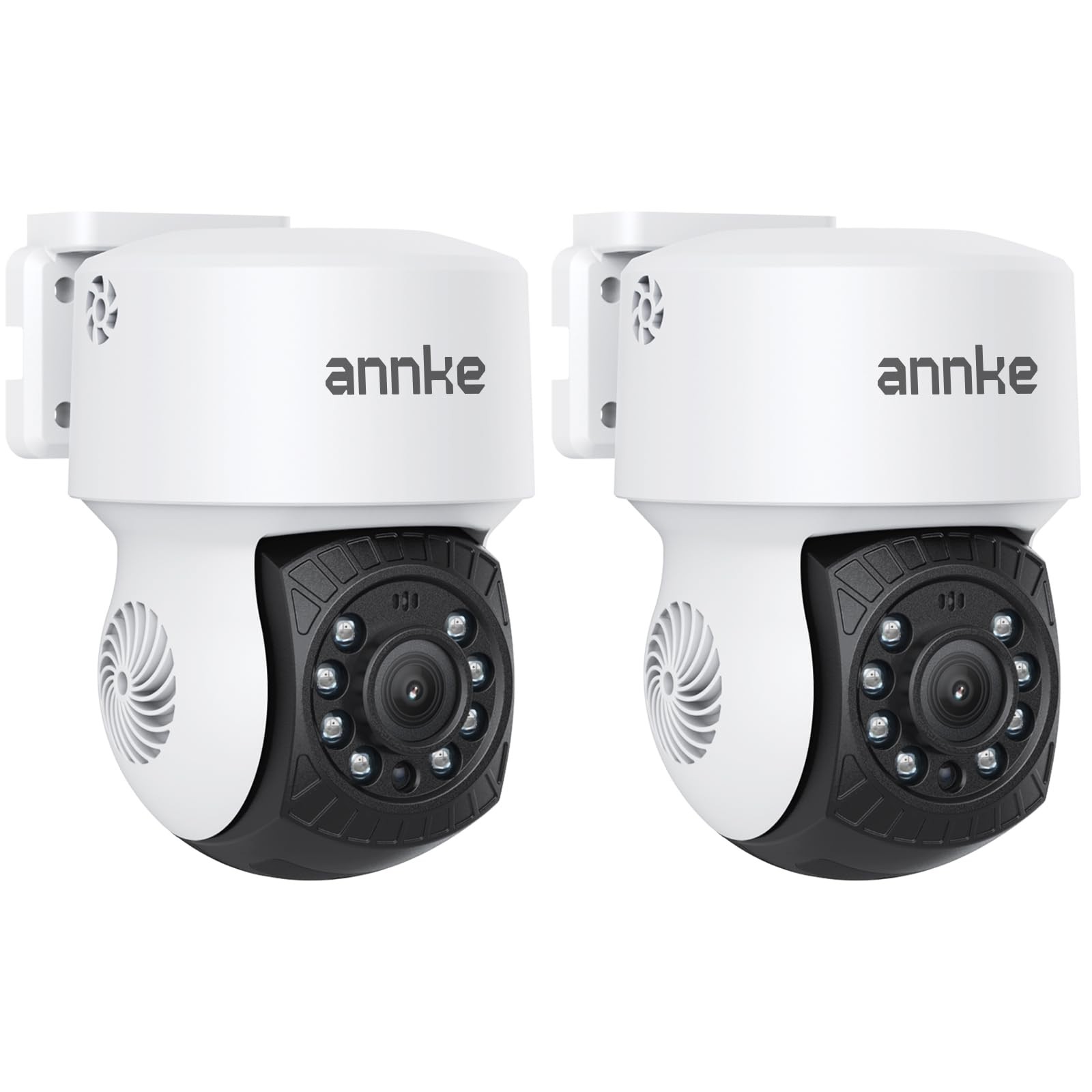 2Pack 1080P 2MP AHD CCTV Home Surveillance Dome Wired PT wit