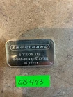 1 ENGLEHARD 1 OZ. .999 FINE SILVER BAR "LOW NUMBER"