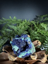 Azurite Ring Jewelry, Unique handmade crystal ring Adjustable Ring